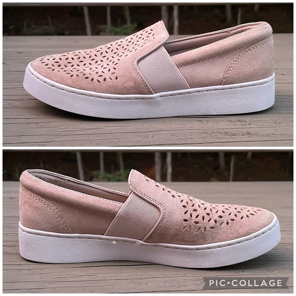 Vionic Splendid Midi Perf Slip On Dusty Pink Shoes size 6 - Picture 9 of 13